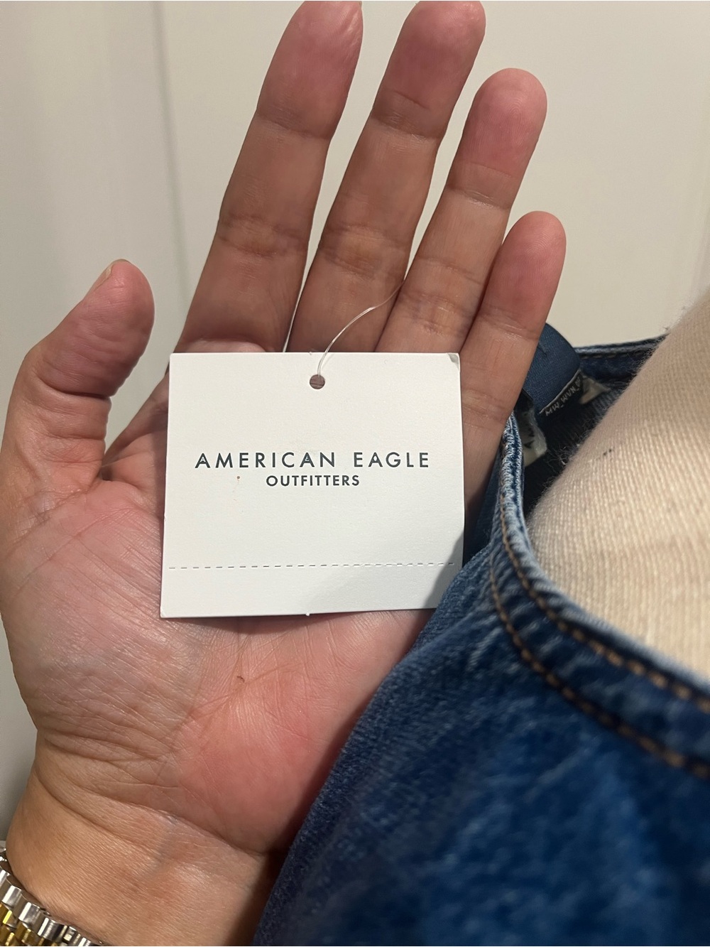 AMERICAN EAGLE DENIM JUMPER DRESS - Picture 11 of 11
